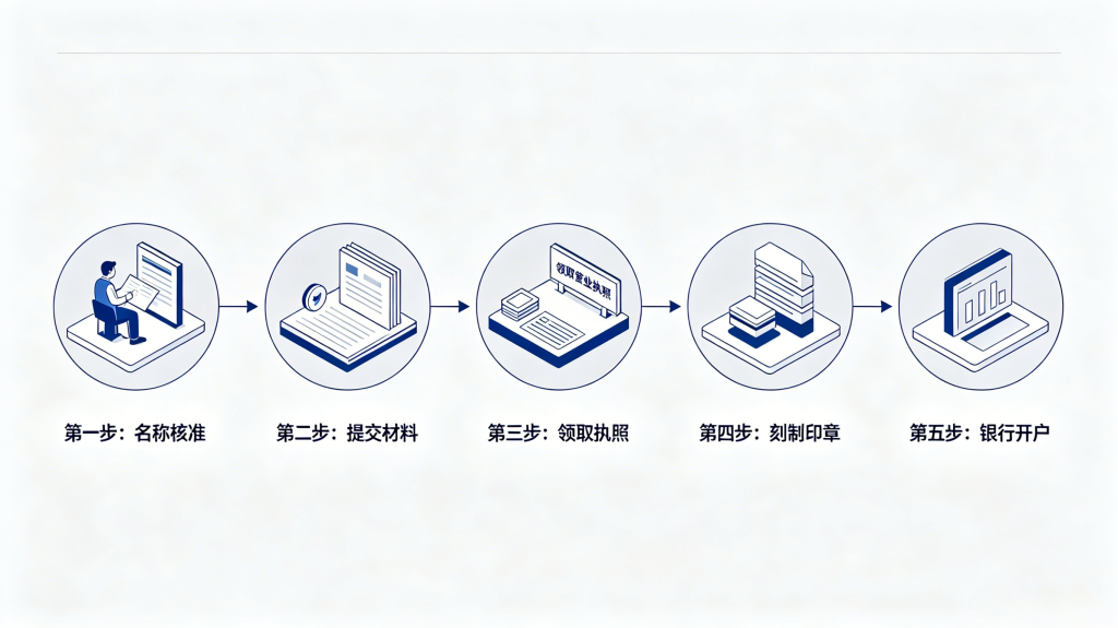 大连公司注册全流程|2026 最新材料、费用及办理须知 大连公司注册办理流程步骤