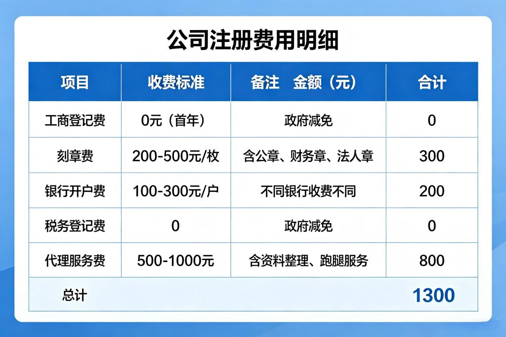 大连注册公司流程和费用 2026 最新版 大连公司注册费用明细