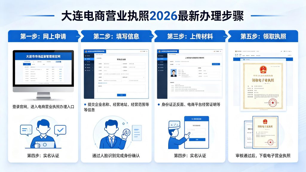 大连电商营业执照2026办理指南