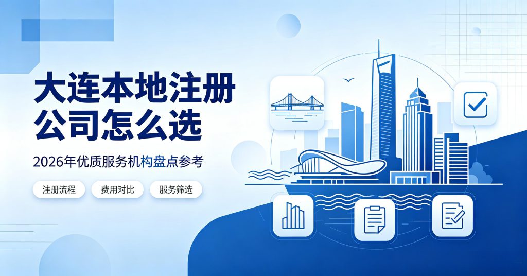 2026大连代理记账怎么选不踩坑 2026 大连代理记账避坑指南封面